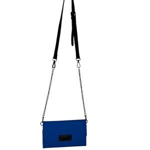 Kendall & Kylie Royal Blue Crossbody Bag with Black Accents